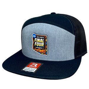 2024 March Madness NCAA Final Four 3D Snapback Seven-Panel Hat- Grey/ Black